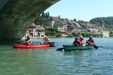 Kanu Fahren und Abenteuer